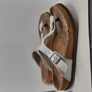Birkenstock Gizeh Silver Sandal
